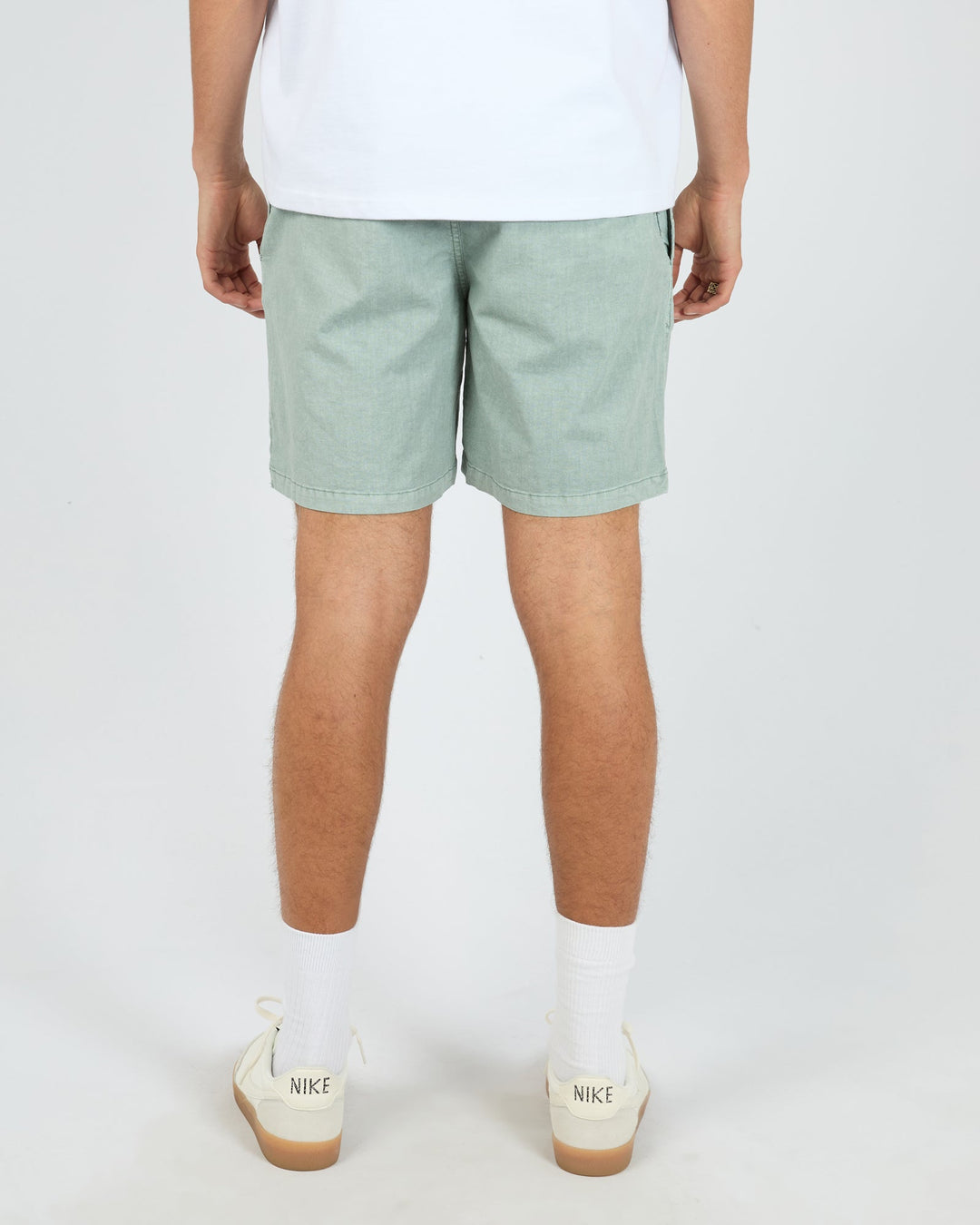 Silent Theory Elastic Waist Short - Green - view 3