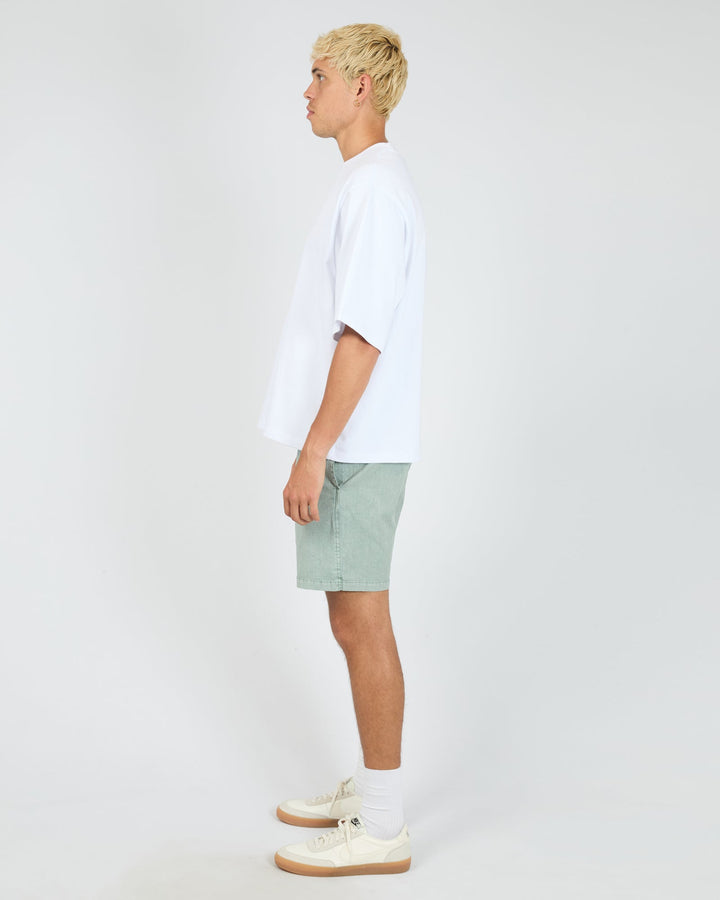 Silent Theory Elastic Waist Short - Green - view 6