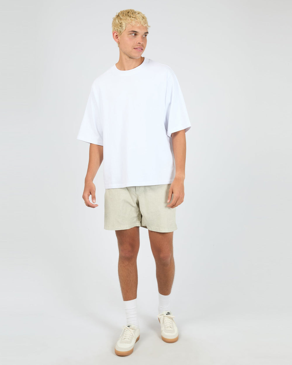 Silent Theory Elastic Waist Short - Natural - view 2