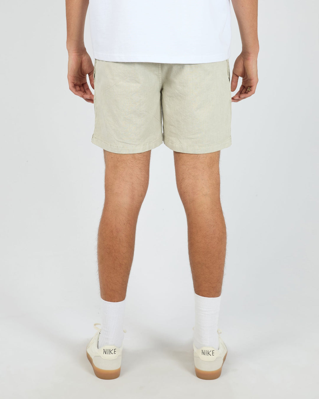 Silent Theory Elastic Waist Short - Natural - view 3