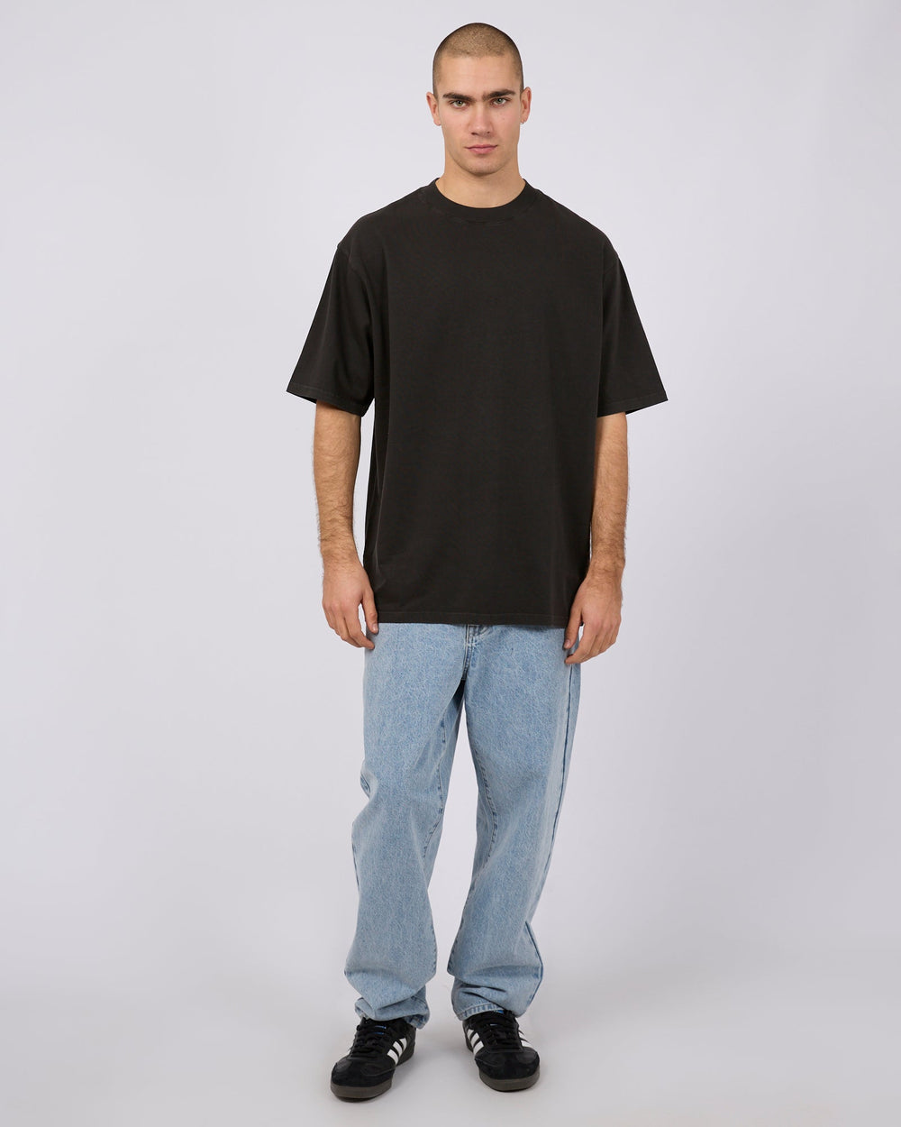 Silent Theory Heavy Weight Tee - Washed Black - view 2