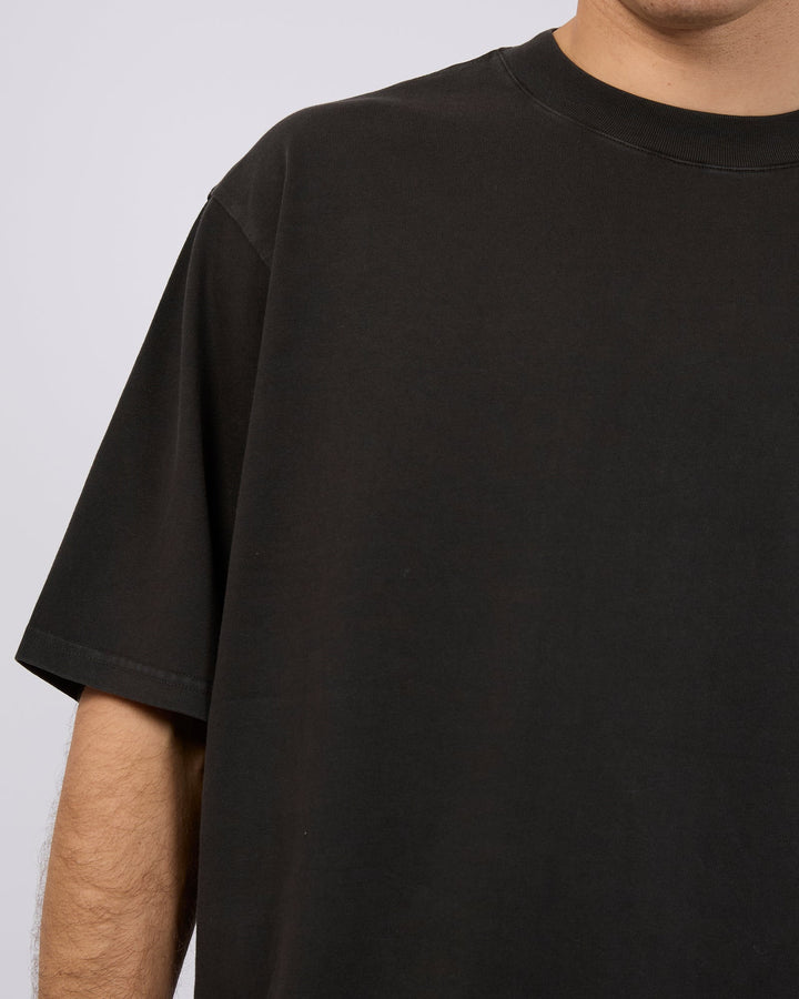 Silent Theory Heavy Weight Tee - Washed Black - view 5