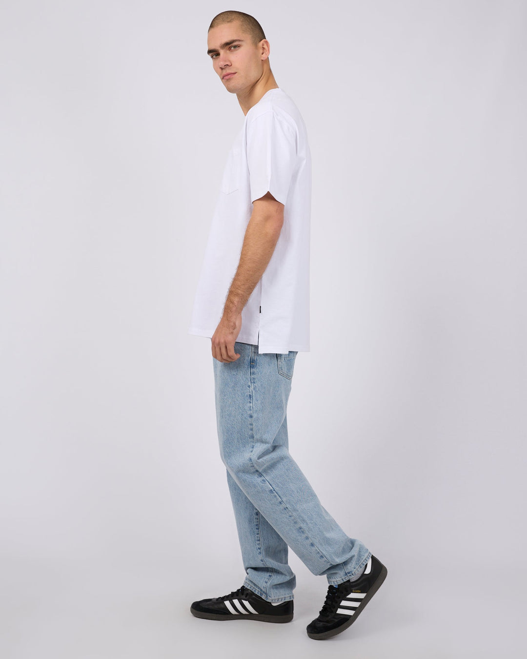 Silent Theory Surplus Pocket Tee - White - view 6