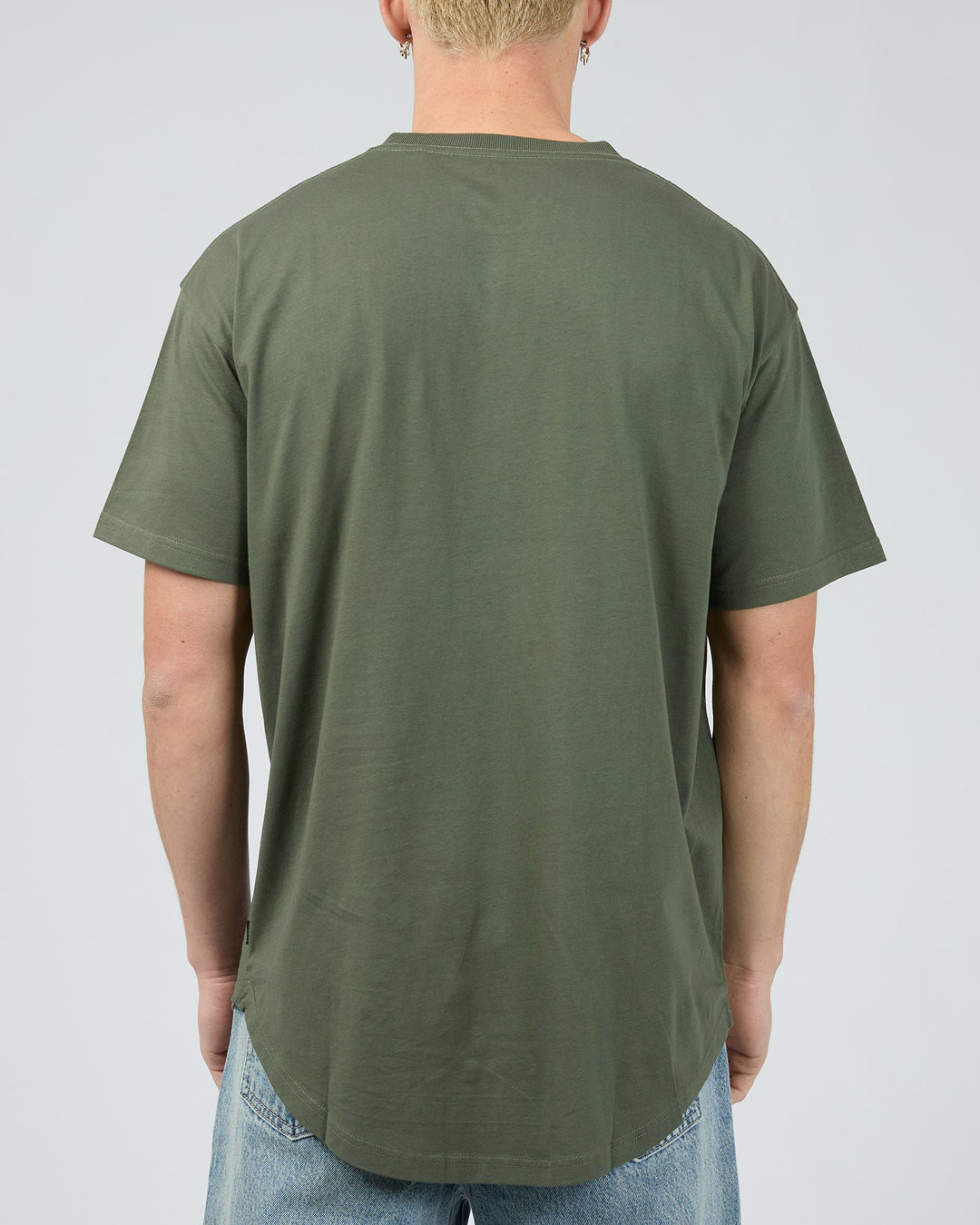 Silent Theory Solid Tail Tee - Khaki - view 3