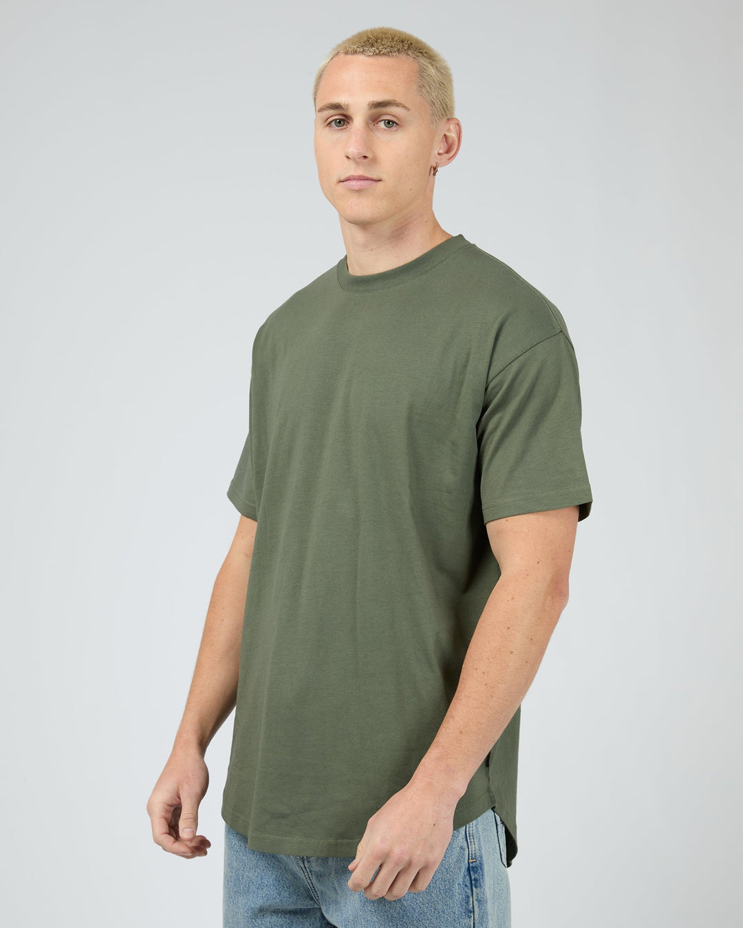 Silent Theory Solid Tail Tee - Khaki - view 4