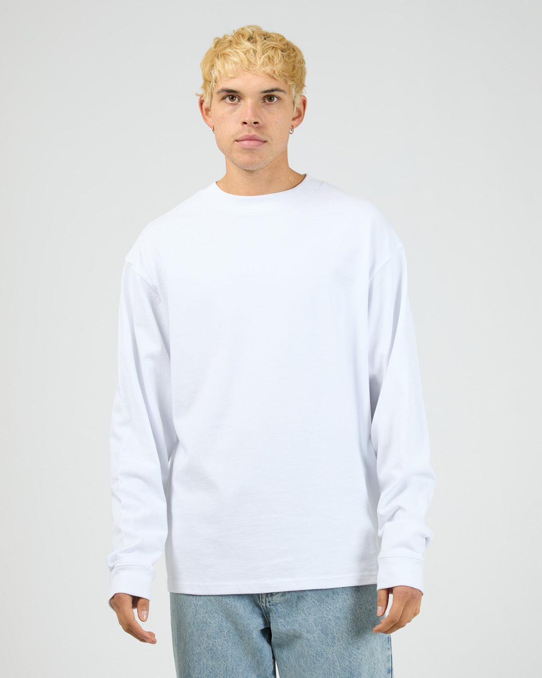 Silent Theory Heavyweight L/S Tee - White