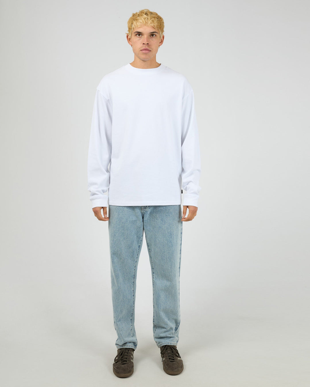 Silent Theory Heavyweight L/S Tee - White - view 2