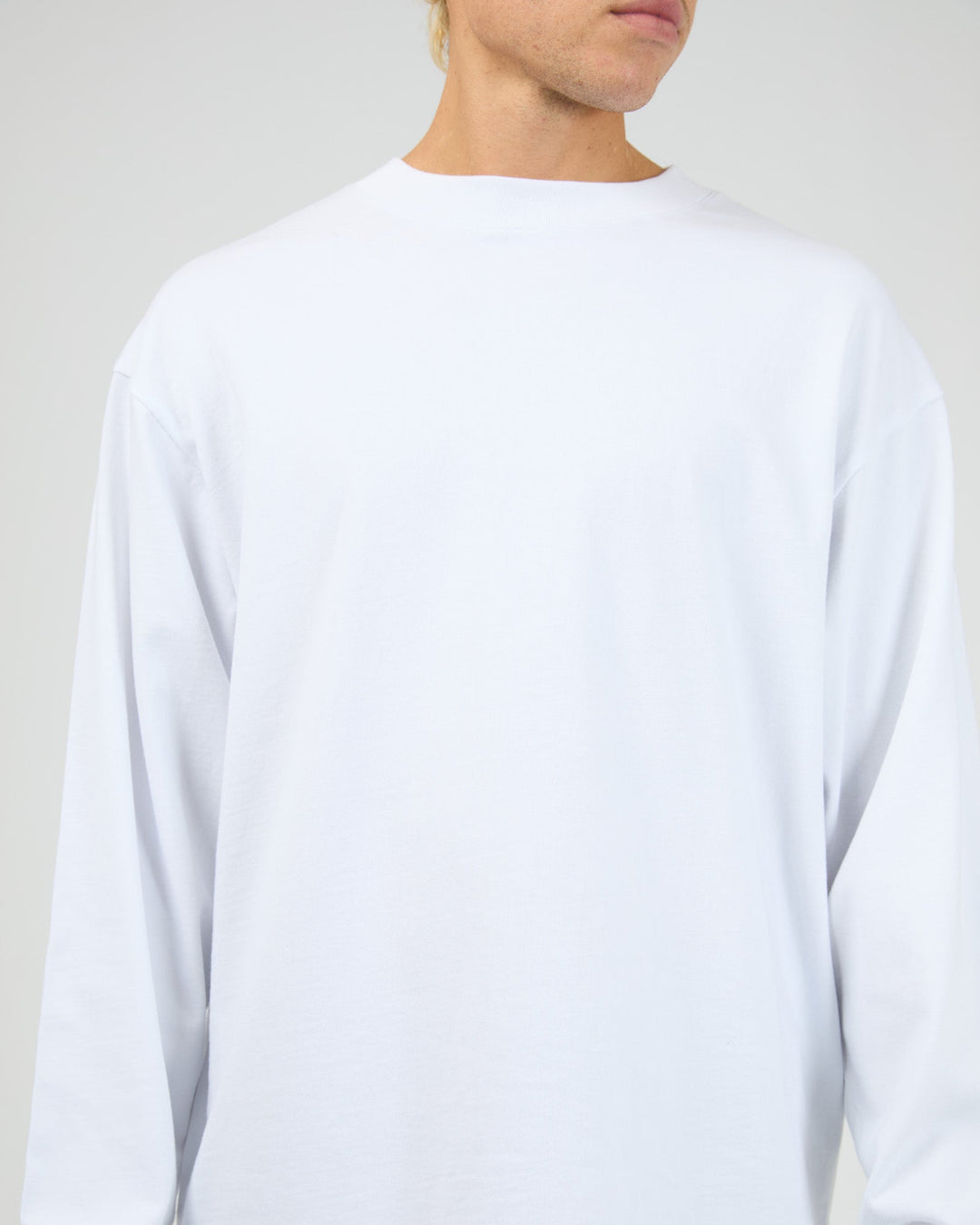 Silent Theory Heavyweight L/S Tee - White - view 5