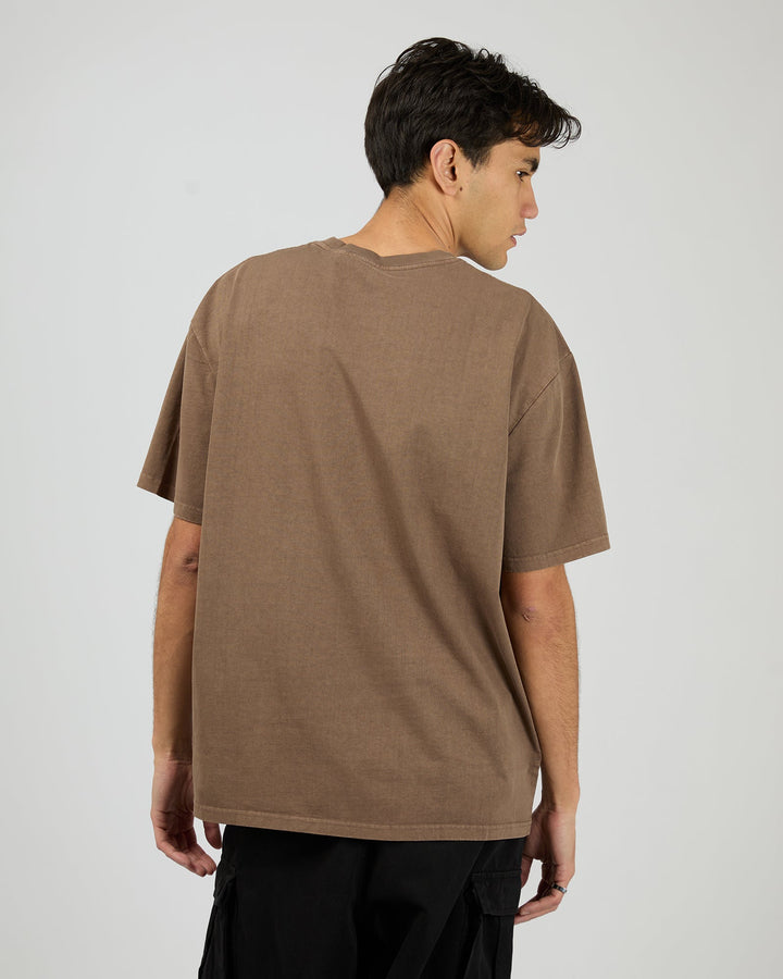 Silent Theory Essential Fit Tee - Mocha - view 3
