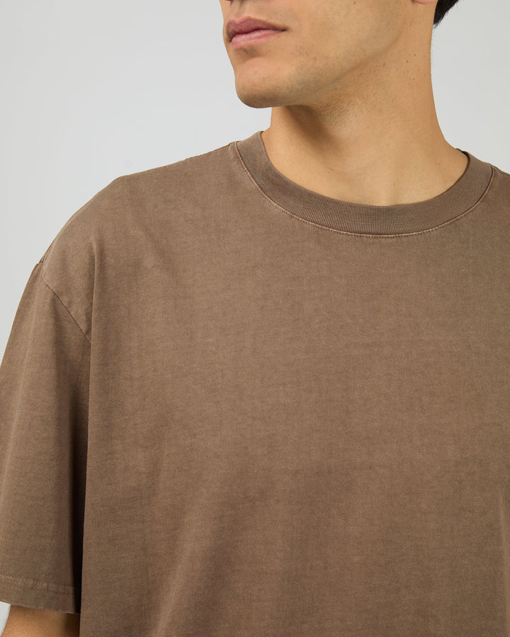 Silent Theory Essential Fit Tee - Mocha - view 5