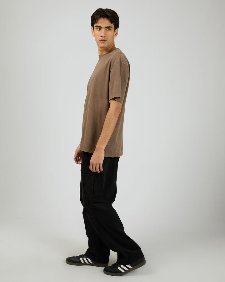 Silent Theory Essential Fit Tee - Mocha - view 6