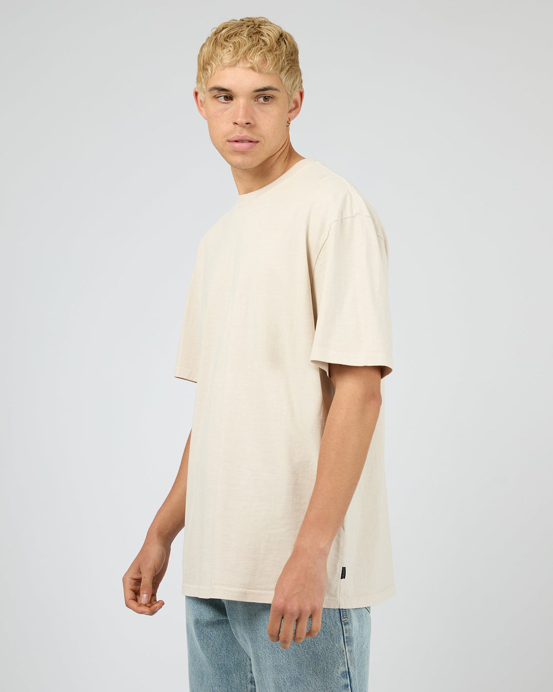 Silent Theory Essential Fit Tee - Natural - view 4