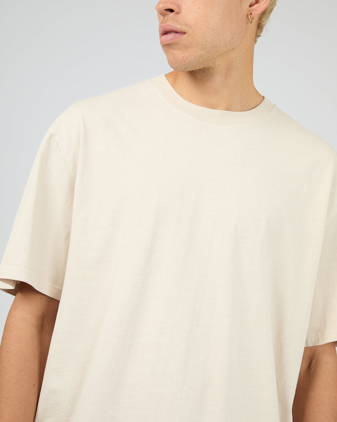 Silent Theory Essential Fit Tee - Natural - view 5