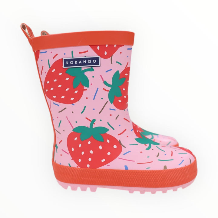 Korango - Strawberries &amp; Sprinkles Gumboot - Pink