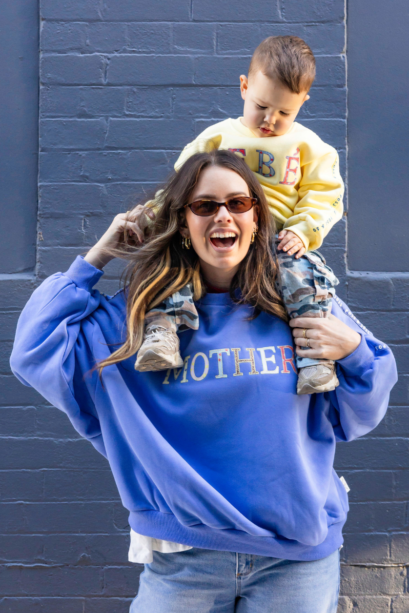 Poss &amp; Soss Mother Jumper, Royal Blue, view 4 of 7