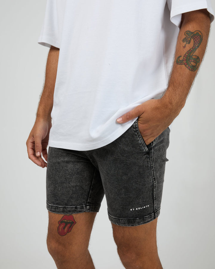 St Goliath Fairhaven EW Hybrid Short - Washed Black - view 5