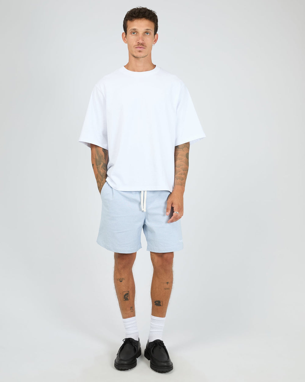 St Goliath 17 Linen Blend Volley - Navy - view 2