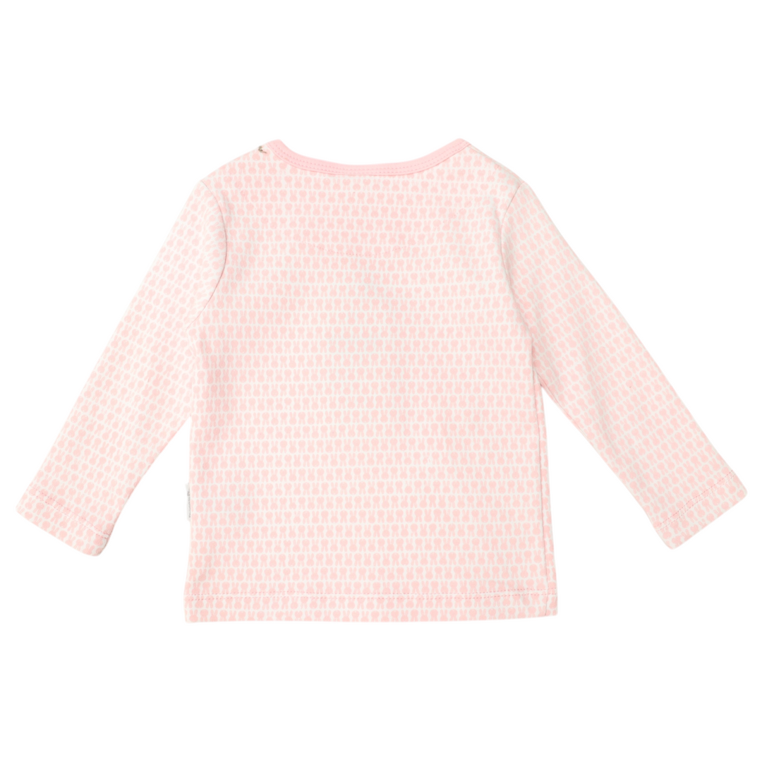 Korango - Top with Bunny Print - Pink