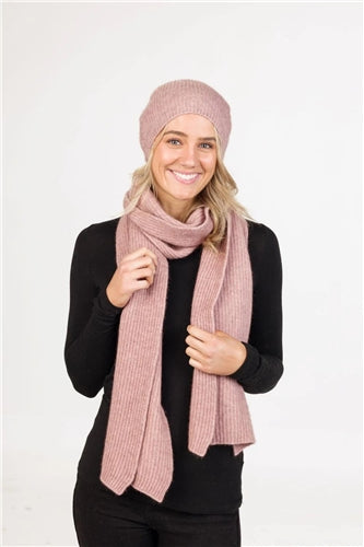 Native World Possum Merino Slouch Hat Beanie - Lily