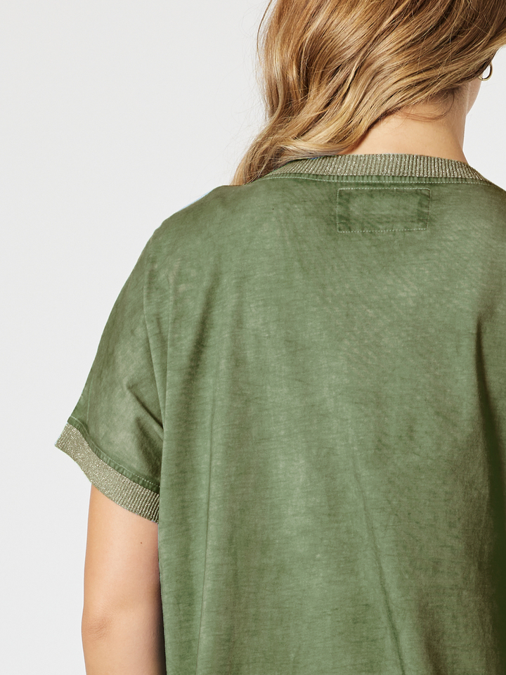 Threadz Sienna Top in Olive, view 3