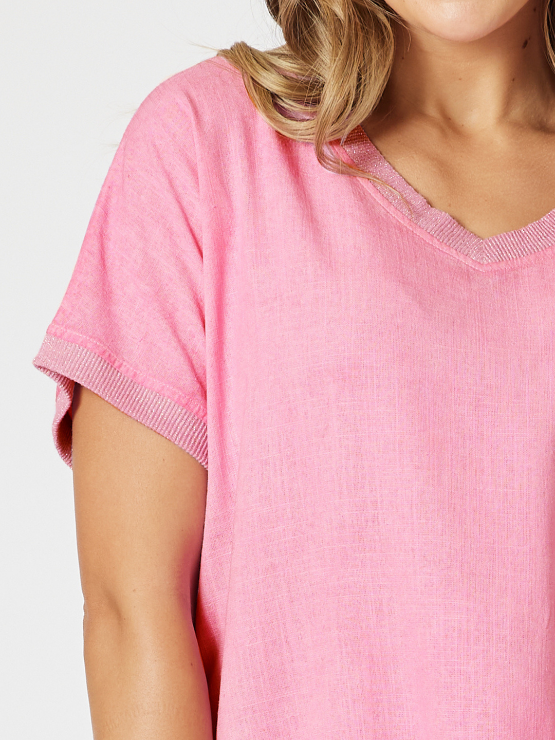 Threadz Sienna Top in Rose, view 5