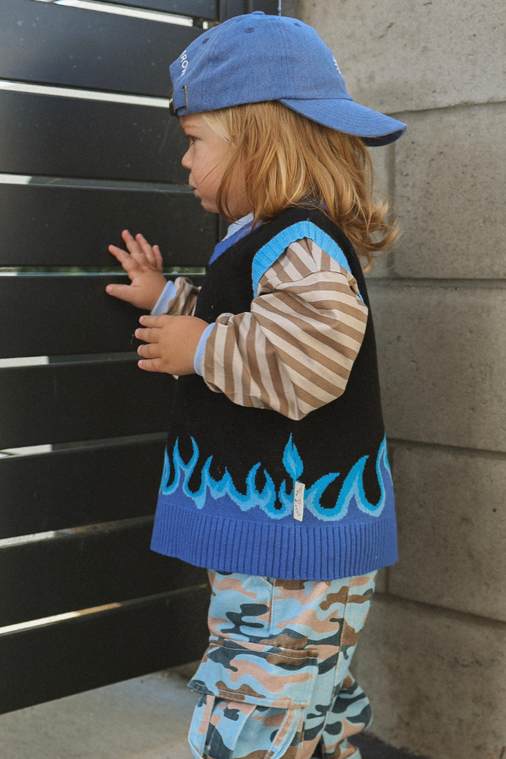Poss &amp; Soss Spicy Vest, Blue Ember, view 3 of 9