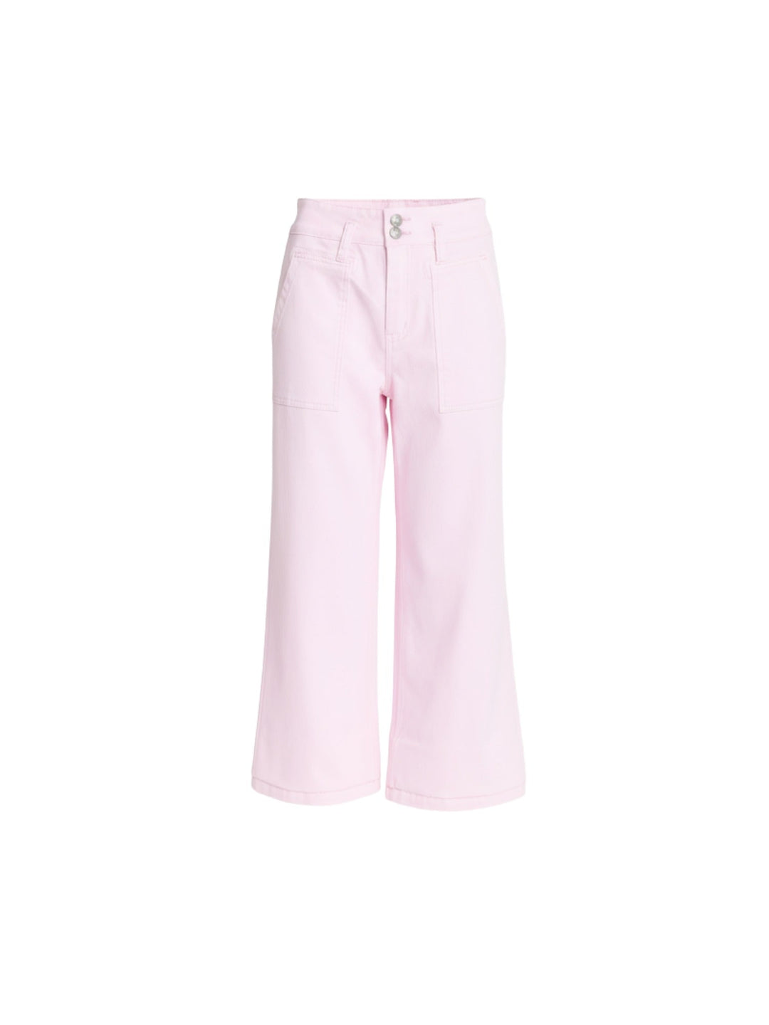 Gordon Smith Hudson Wide Leg Crop Jean - Pale Pink - photo 5