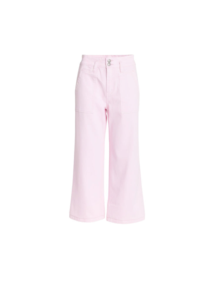 Gordon Smith Hudson Wide Leg Crop Jean - Pale Pink - photo 5