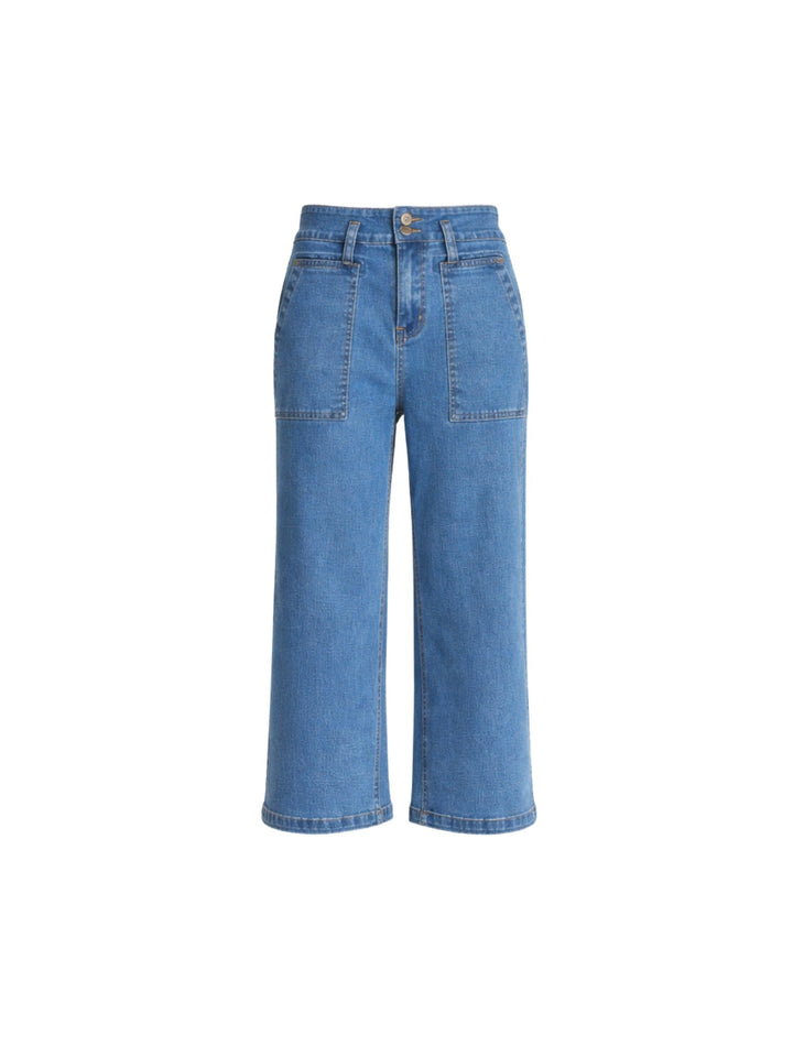 Gordon Smith Hudson Wide Leg Crop Jean - Denim - photo 5