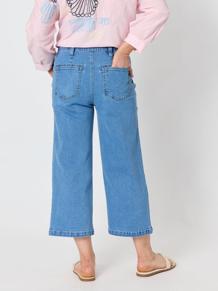 Gordon Smith Hudson Wide Leg Crop Jean - Denim - photo 4