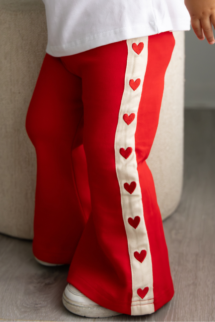 Poss &amp; Soss Heart Flares, Fiery Red, view 3 of 9