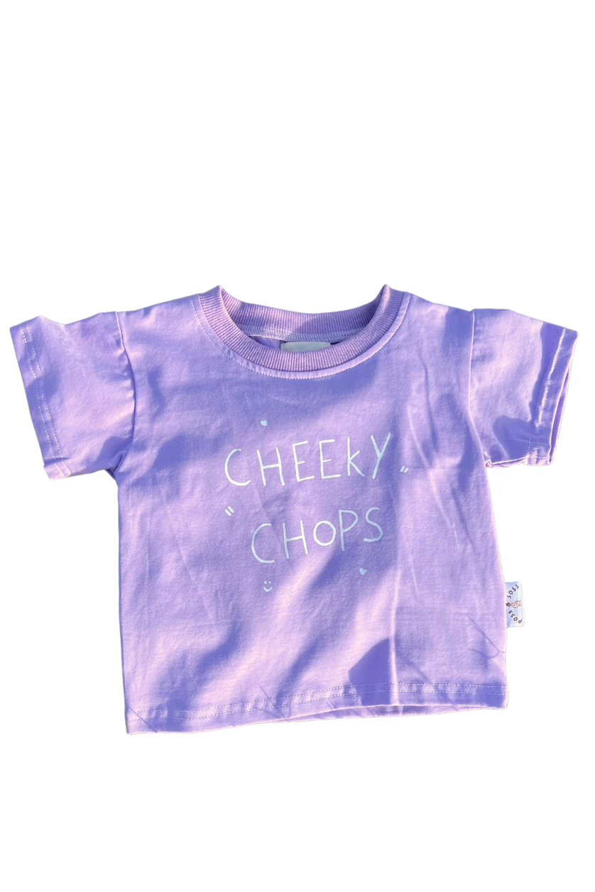 Poss &amp; Soss Cheeky Chops Tee, Lavender, view 4 of 5