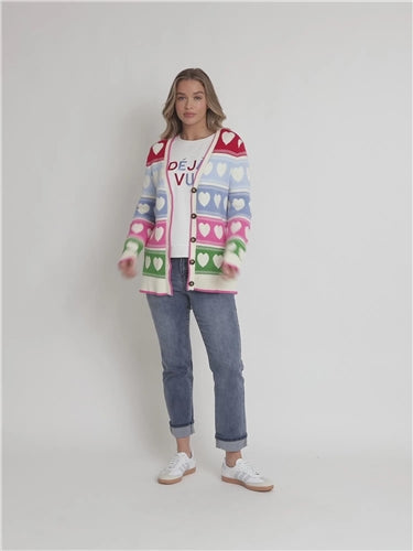 Threadz - Chic Hearts Cardi