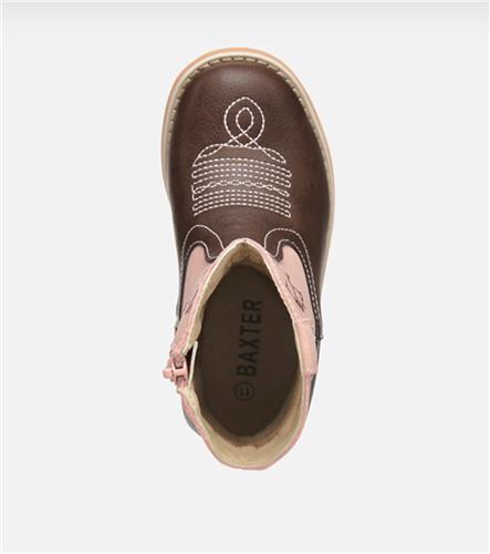 Baxter Boots - Junior Western Light Pink