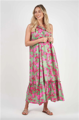 Naudic - Jackie Maxi Seville Print Green