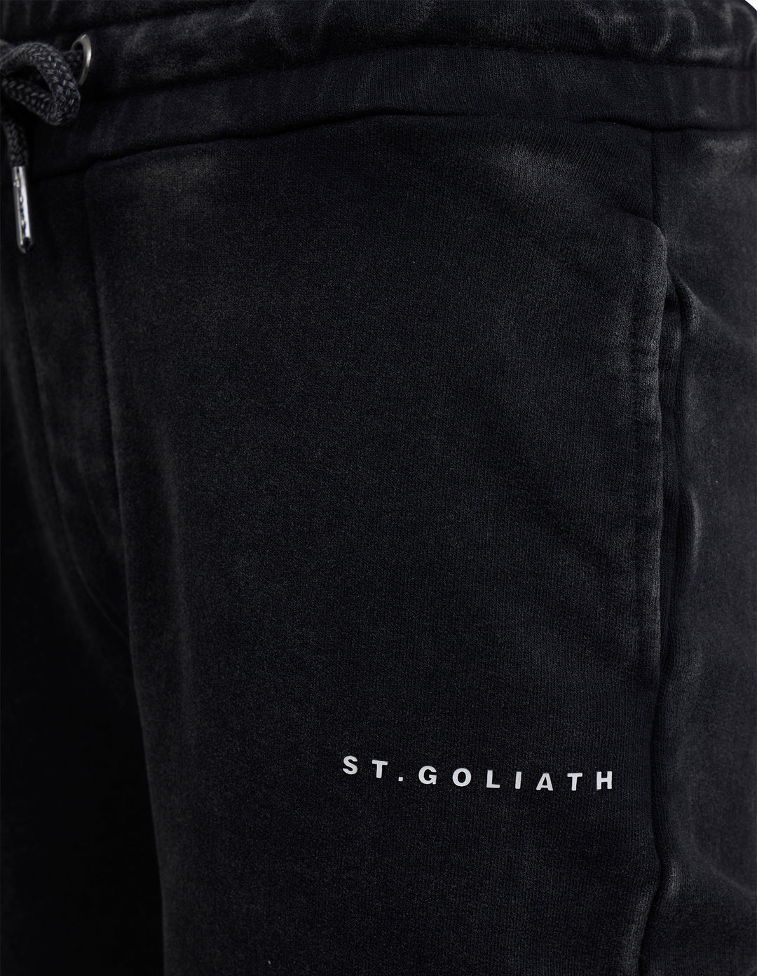 St Goliath Boys Sava Fleece Short (Size 3-7) - Washed Black - view 3