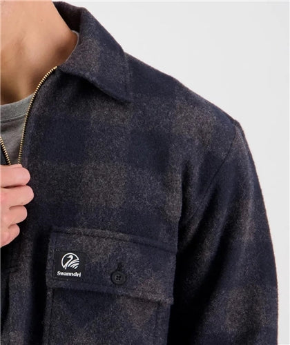 Swanndri Ranger Bush Shirt - Coal Check