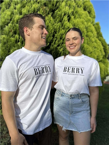 Five Mile - Berry T-Shirt White