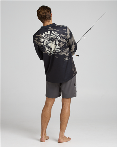 The Mad Hueys Getting Hammered | Fishing Jersey - Vintage Black