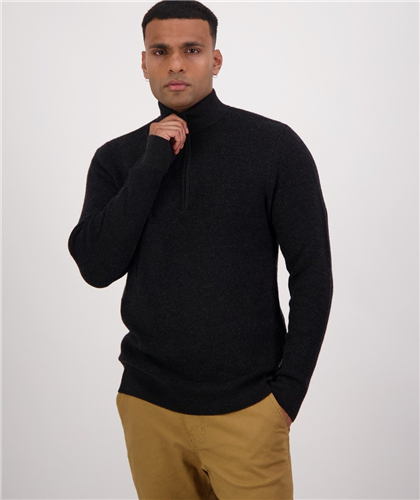 Swanndri - Otahu River Quartz Zip Knit