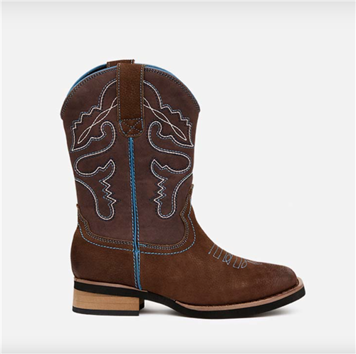 Baxter Boots Youth Western - Dark Brown