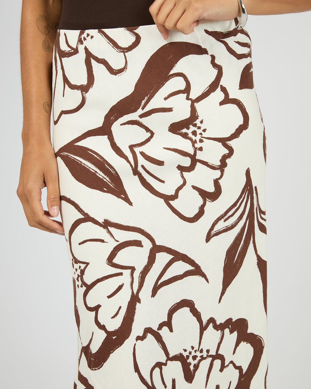 Silent Theory Lucia Maxi Skirt - Vintage White - photo 5 of 6