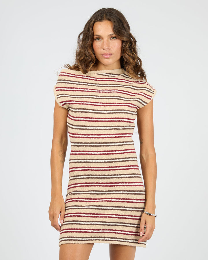 Silent Theory Scout Knit Mini Dress - Beige - view 2