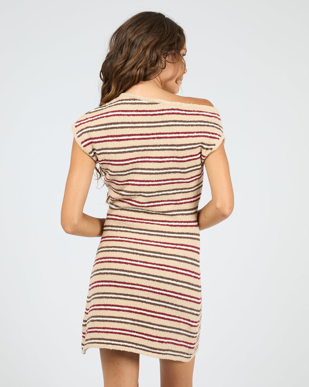 Silent Theory Scout Knit Mini Dress - Beige - view 4