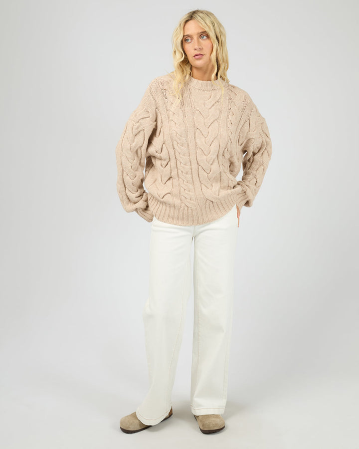 All About Eve Higgins Cable Knit - Oat - view 2