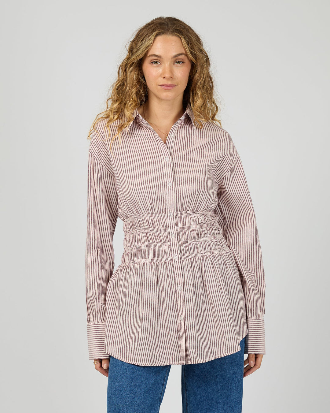 All About Eve Nadia Shirt - Stripe