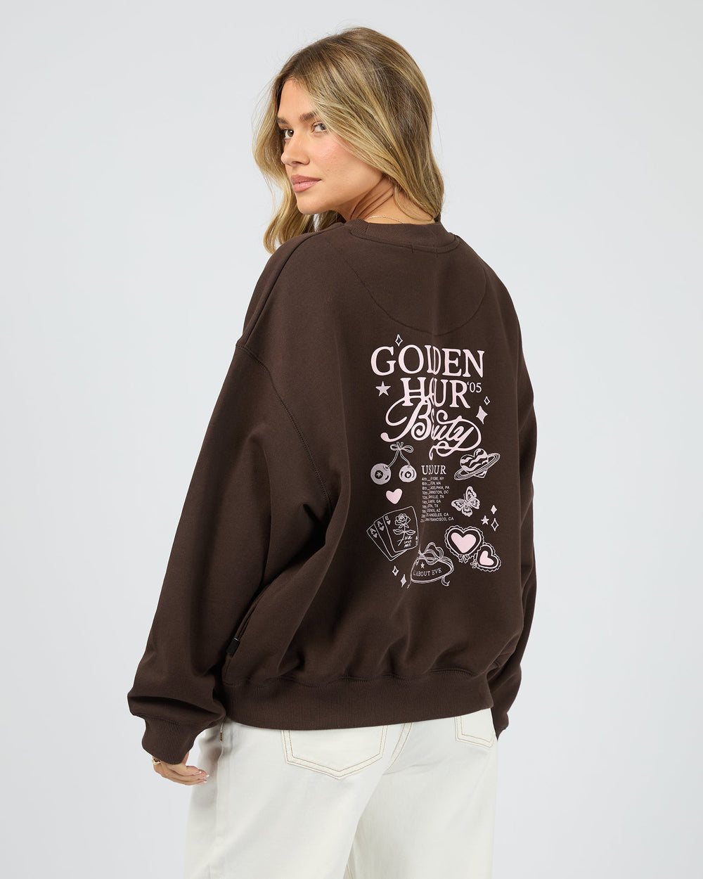 All About Eve Golden Hour Box Crew - Brown - view 2