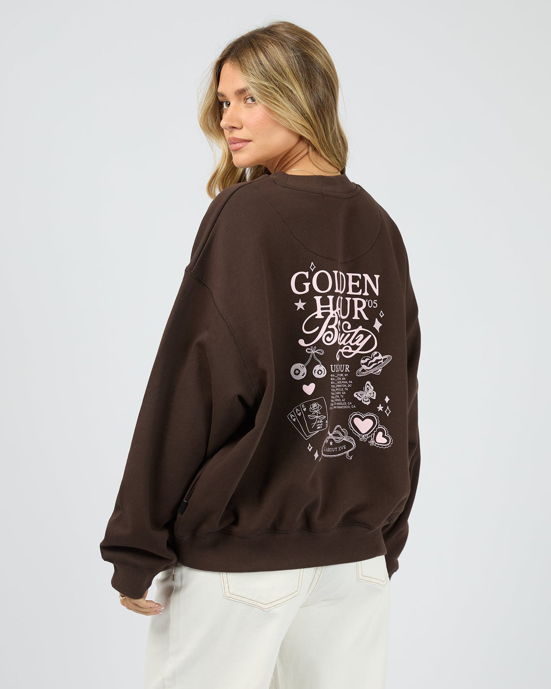 All About Eve Golden Hour Box Crew - Brown - view 2