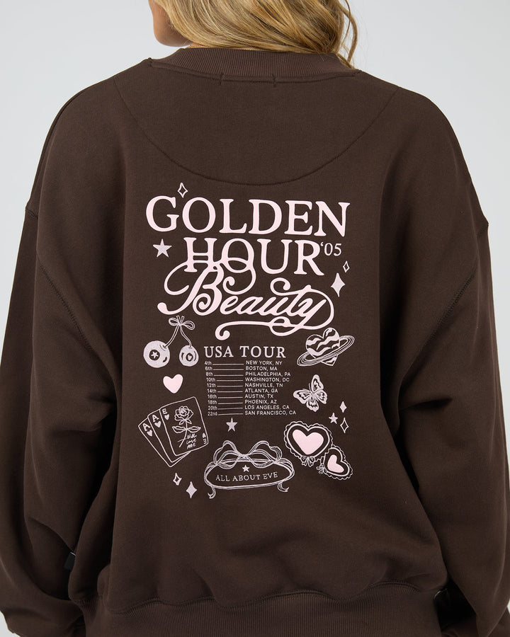 All About Eve Golden Hour Box Crew - Brown - view 6
