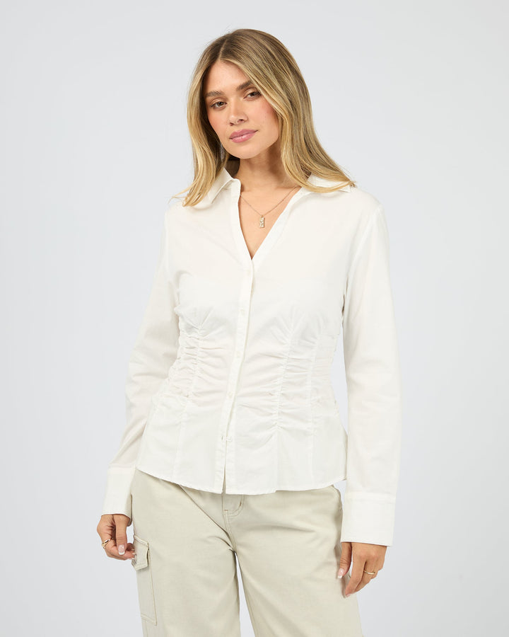 All About Eve Kimmy Shirt - White